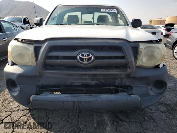 2009 Toyota Tacoma with VIN 5TENX22N39Z631781, listed as a Copart auction lot 43158635 with 264,401 mi miles and Salvage Title. Bid and sale history available at carsss.com. Image 5.