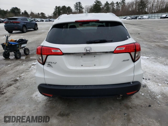 2022 Honda HR-V EX with VIN 3CZRU6H57NM774811, listed as a Copart auction lot 46120225 with 12,321 mi miles and Salvage Title. Bid and sale history available at carsss.com. Image 6.