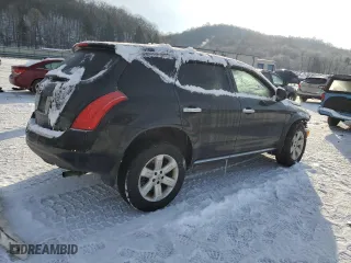 2006 Nissan Murano S with VIN JN8AZ08W76W543990, listed as a Copart auction lot 86319594 with 177,164 mi miles and Salvage Title. Bid and sale history available at carsss.com. Image 3.
