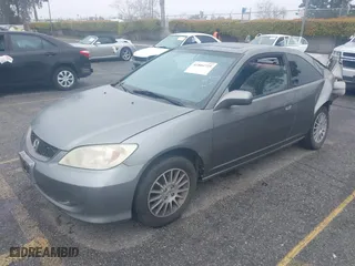 2005 Honda Civic Cpe EX with VIN 1HGEM22915L026020, listed as a IAAI auction lot 41804725 with 211,977 mi miles. Bid and sale history available at carsss.com. Image 17.