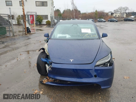 2024 Tesla Model 3 with VIN 5YJ3E1EA0RF769229, listed as a IAAI auction lot 40375043 with Not Provided miles and . Bid and sale history available at DreamBid. Image 11.