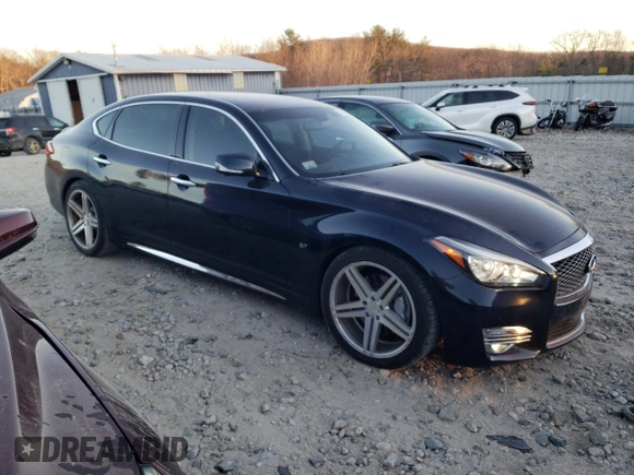 2017 Infiniti Q70 3.7 with VIN JN1BY1PR8HM210249, listed as a Copart auction lot 81218354 with 161,419 mi miles and Salvage title. Bid and sale history available at DreamBid. Image 4.