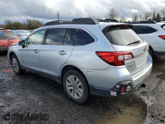 2019 Subaru Outback Premium with VIN 4S4BSAFC5K3332524, listed as a Copart auction lot 46716345 with 107,698 mi miles and Salvage Title. Bid and sale history available at carsss.com. Image 2.