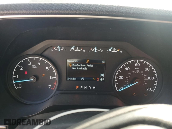 2023 Ford F-150 XL with VIN 1FTEW1EP6PFD18146, listed as a Copart auction lot 49029085 with 35,458 mi miles and Salvage Title. Bid and sale history available at carsss.com. Image 9.
