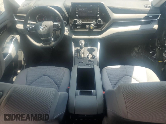 2021 Toyota Highlander L with VIN 5TDZZRAH1MS086847, listed as a Copart auction lot 54145345 with 43,425 mi miles and Salvage title. Bid and sale history available at DreamBid. Image 8.