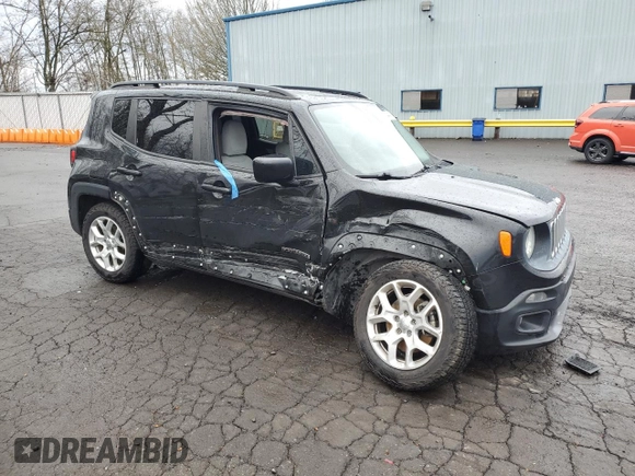 2015 Jeep Renegade Latitude with VIN ZACCJABT5FPB48543, listed as a Copart auction lot 49444475 with 140,452 mi miles and Salvage Title. Bid and sale history available at DreamBid. Image 4.