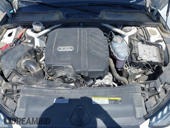 2021 Audi A4 S line Premium Plus with VIN WAUEAAF44MN005744, listed as a IAAI auction lot 41959164 with 29,127 mi miles and . Bid and sale history available at DreamBid. Image 10.
