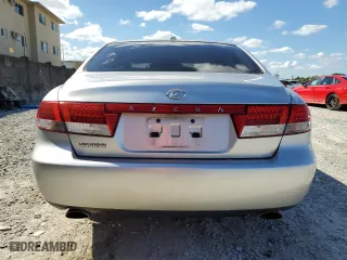 2007 Hyundai Azera GLS with VIN KMHFC46D47A242034, listed as a Copart auction lot 76703514 with 124,277 mi miles and Salvage Title. Bid and sale history available at carsss.com. Image 6.