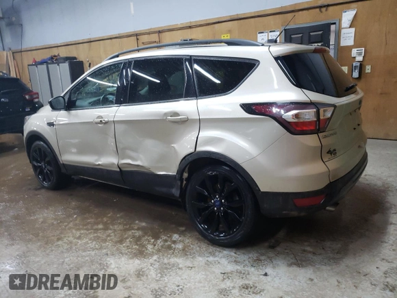 2017 Ford Escape Titanium with VIN 1FMCU9JD8HUB06106, listed as a Copart auction lot 47662825 with 53,523 mi miles and Clean Title. Bid and sale history available at carsss.com. Image 2.