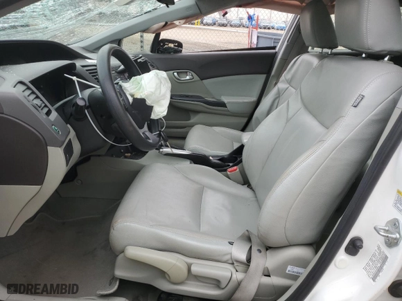 2012 Honda Civic Hybrid with VIN JHMFB4F24CS009540, listed as a Copart auction lot 43897755 with NaN miles and Salvage Title. Bid and sale history available at carsss.com. Image 7.