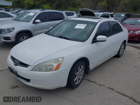 2003 Honda Accord EX z VIN 1HGCM66573A036808, wystawiony jako IAAI lot #41807289 z przebiegiem 186 815 mil mil oraz . Historia ofert i sprzedaży dostępna na DreamBid. Obrazek 2.