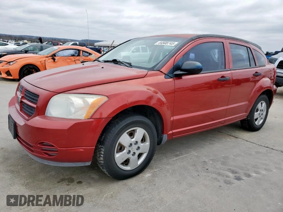 2007 Dodge Caliber with VIN 1B3HB28B87D364797, listed as a Copart auction lot 44508745 with 155,961 mi miles and Clean Title. Bid and sale history available at carsss.com. Image 1.