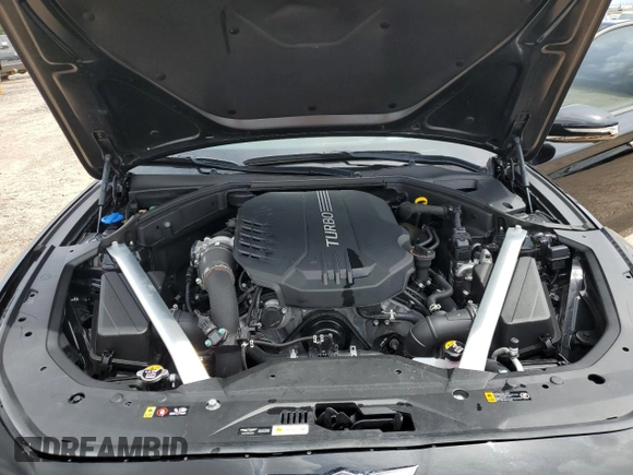 2021 Genesis G70 3.3T with VIN KMTG34LE4MU074106, listed as a Copart auction lot 69973094 with 45,812 mi miles and Salvage Title. Bid and sale history available at carsss.com. Image 11.