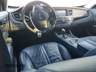2015 Kia K900 Luxury with VIN KNALW4D46F6027271, listed as a Copart auction lot 88256555 with 118,805 mi miles and Salvage Title. Bid and sale history available at carsss.com. Image 8.