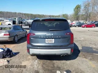 2024 Kia Telluride S with VIN 5XYP64GC0RG527984, listed as a IAAI auction lot 41661864 with 15,401 mi miles and . Bid and sale history available at carsss.com. Image 16.
