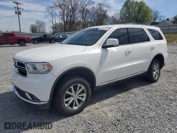 2015 Dodge Durango Limited with VIN 1C4RDJDG1FC873871, listed as a Copart auction lot 49664075 with 137,184 mi miles and Salvage Title. Bid and sale history available at carsss.com. Image 1.