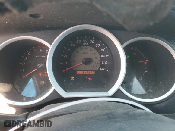 2008 Toyota Tacoma PreRunner with VIN 3TMJU62N08M070563, listed as a Copart auction lot 47700025 with 243,367 mi miles and Salvage Title. Bid and sale history available at carsss.com. Image 9.