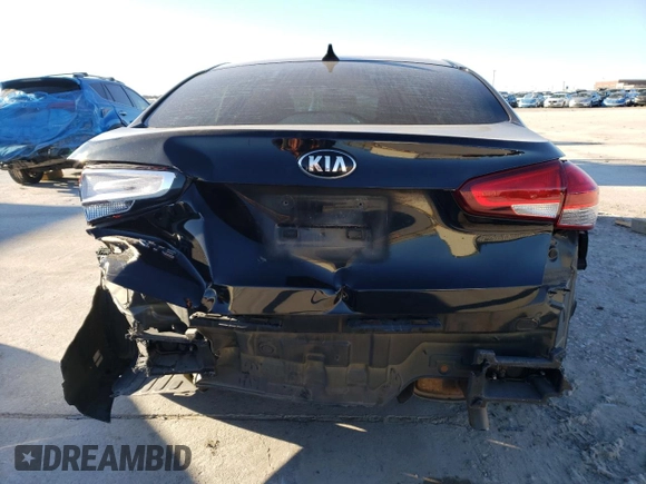 2017 Kia Forte LX with VIN 3KPFK4A71HE039139, listed as a Copart auction lot 47027835 with 43,447 mi miles and Salvage Title. Bid and sale history available at carsss.com. Image 6.
