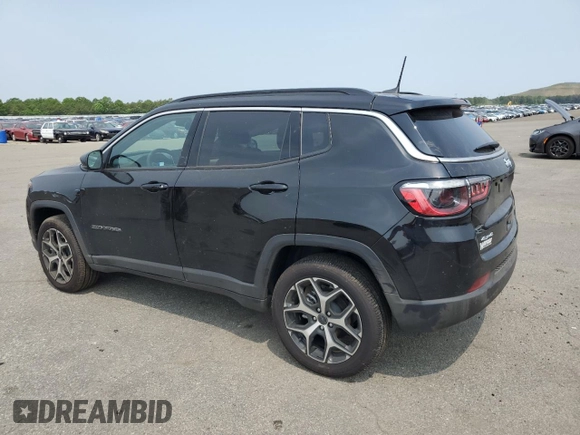 2025 Jeep Compass Limited с VIN 3C4NJDCN1ST502295, выставлен на аукционе Copart как лот 60655365 с пробегом 2 338 миль миль и Списание • Salvage title. История ставок и продаж доступна на DreamBid. Изображение 2.