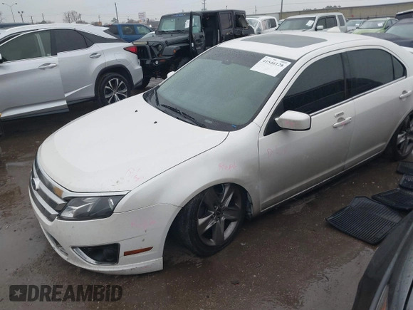2011 Ford Fusion SPORT with VIN 3FAHP0KC2BR159150, listed as a IAAI auction lot 41546128 with 187,373 mi miles. Bid and sale history available at carsss.com. Image 2.