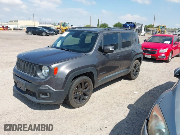 2018 Jeep Renegade Latitude with VIN ZACCJABB7JPH97177, listed as a IAAI auction lot 42671730 with 48,989 mi miles and . Bid and sale history available at DreamBid. Image 17.