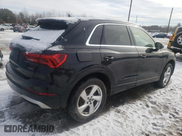 2022 Audi Q3 Premium with VIN WA1AUCF34N1001093, listed as a Copart auction lot 42963393 with 21,932 mi miles and . Bid and sale history available at DreamBid. Image 3.