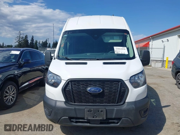 2023 Ford Transit Cargo with VIN 1FTBR1X84PKB02027, listed as a IAAI auction lot 42062820 with 79,813 mi miles and . Bid and sale history available at DreamBid. Image 12.