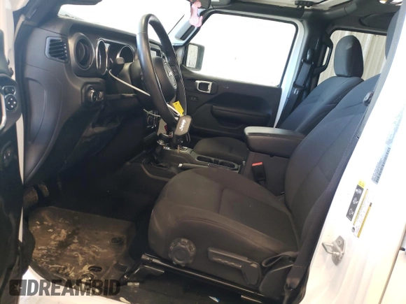 2023 Jeep Wrangler Sport S with VIN 1C4HJXDG3PW635415, listed as a Copart auction lot 48016565 with 31,494 mi miles and Salvage Title. Bid and sale history available at DreamBid. Image 7.