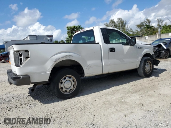 2012 Ford F-150 XL with VIN 1FTMF1CM0CFC82355, listed as a Copart auction lot 53418084 with 0 mi miles and Salvage Title. Bid and sale history available at carsss.com. Image 3.