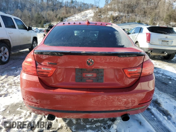2015 BMW 4 Series 435i xDrive with VIN WBA4B3C50FGV48629, listed as a Copart auction lot 86322814 with 103,607 mi miles and Salvage Title. Bid and sale history available at DreamBid. Image 6.
