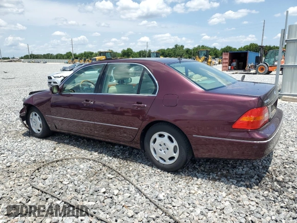 2001 Lexus LS 430 z VIN JTHBN30F410026620, wystawiony jako Copart lot #56330185 z przebiegiem 98 650 mil mil oraz Szkoda całkowita • Salvage title. Historia ofert i sprzedaży dostępna na DreamBid. Obrazek 2.