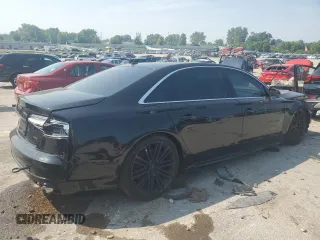 2017 Audi A8 with VIN WAU44AFD3HN015464, listed as a Copart auction lot 60557455 with 125,067 mi miles and Clean title. Bid and sale history available at DreamBid. Image 3.