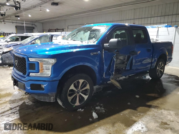 2020 Ford F-150 XL with VIN 1FTEW1EP3LFB83329, listed as a Copart auction lot 45917085 with 101,300 mi miles and Salvage Title. Bid and sale history available at DreamBid. Image 1.