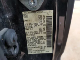 2017 Nissan Frontier SV with VIN 1N6AD0CW2HN723384, listed as a Copart auction lot 47543465 with 195,681 mi miles and Salvage title. Bid and sale history available at DreamBid. Image 12.