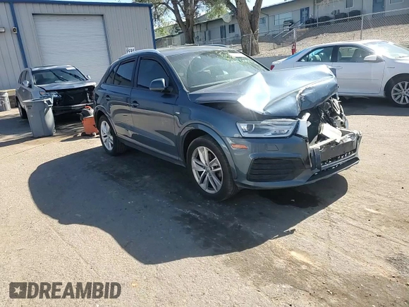 2018 Audi Q3 Premium with VIN WA1BCCFS3JR008904, listed as a Copart auction lot 56751425 with 75,943 mi miles and Salvage title. Bid and sale history available at DreamBid. Image 13.