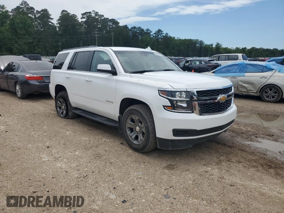 2020 Chevrolet Tahoe LS with VIN 1GNSCAKC8LR136896, listed as a Copart auction lot 58632255 with 53,267 mi miles and Salvage title. Bid and sale history available at DreamBid. Image 4.