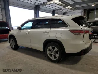 2015 Toyota Highlander Limited with VIN 5TDDKRFH5FS097439, listed as a Copart auction lot 51521445 with 142,421 mi miles and Salvage Title. Bid and sale history available at carsss.com. Image 2.