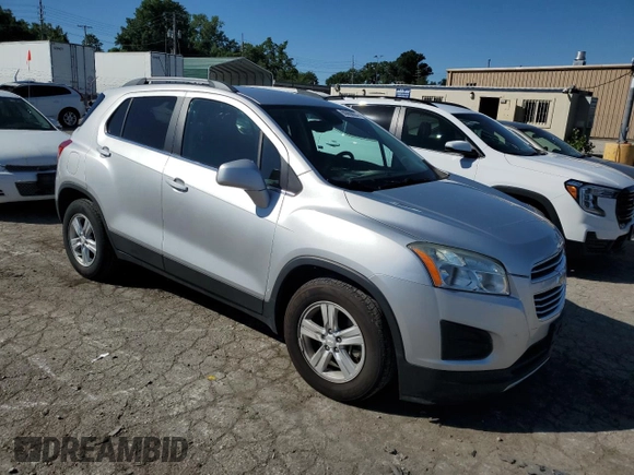 2015 Chevrolet Trax LT with VIN 3GNCJLSB9FL175263, listed as a Copart auction lot 60866654 with 127,134 mi miles and Salvage Title. Bid and sale history available at carsss.com. Image 4.