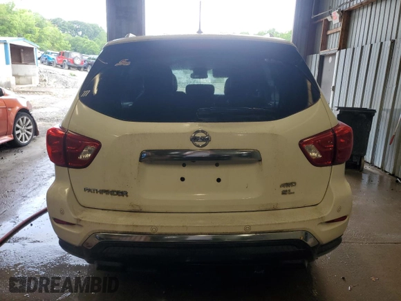 2017 Nissan Pathfinder SL with VIN 5N1DR2MM4HC633526, listed as a Copart auction lot 61256345 with 110,912 mi miles and Clean title. Bid and sale history available at DreamBid. Image 6.