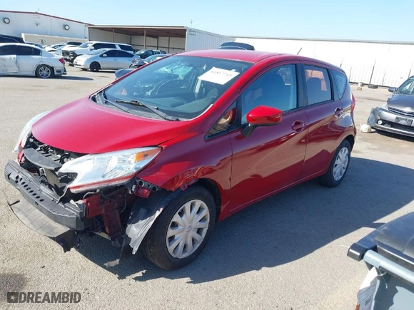 2015 Nissan Versa Note S with VIN 3N1CE2CPXFL417269, listed as a IAAI auction lot 41817769 with 98,627 mi miles. Bid and sale history available at carsss.com. Image 2.
