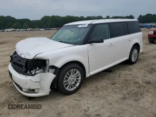 2014 Ford Flex SEL z VIN 2FMGK5C81EBD13129, wystawiony jako Copart lot #57169345 z przebiegiem 135 282 mil mil oraz Szkoda całkowita • Salvage title. Historia ofert i sprzedaży dostępna na DreamBid. Obrazek 1.