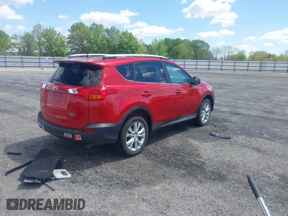 2014 Toyota RAV4 Limited with VIN 2T3DFREV6EW188941, listed as a IAAI auction lot 41975888 with 65,052 mi miles. Bid and sale history available at carsss.com. Image 4.