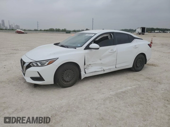 2020 Nissan Sentra S with VIN 3N1AB8BV9LY301210, listed as a Copart auction lot 50958345 with 96,299 mi miles and Salvage Title. Bid and sale history available at DreamBid. Image 1.