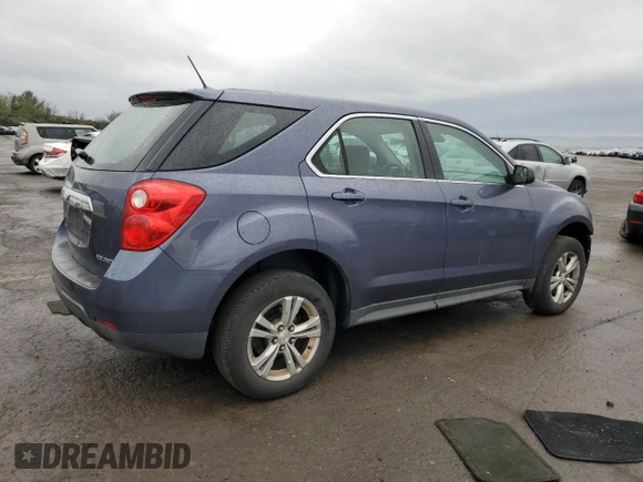 2013 Chevrolet Equinox LS with VIN 2GNALBEK5D6357048, listed as a Copart auction lot 50870495 with 115,582 mi miles and Salvage Title. Bid and sale history available at DreamBid. Image 3.
