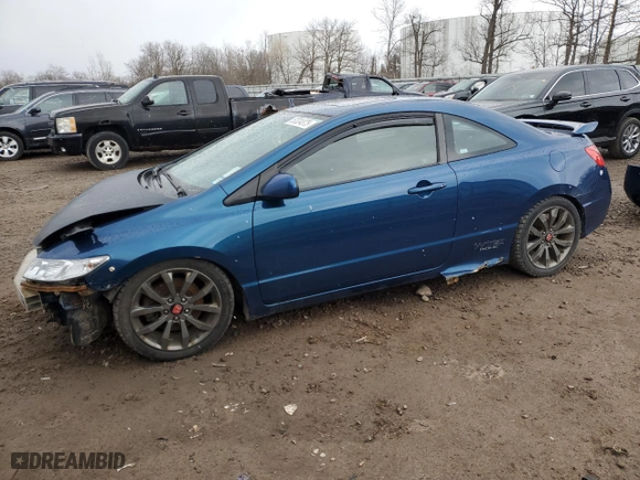 2009 Honda Civic Cpe Si with VIN 2HGFG21589H702167, listed as a Copart auction lot 50324075 with 151,015 mi miles and Salvage Title. Bid and sale history available at carsss.com. Image 1.
