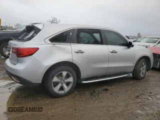 2014 Acura MDX with VIN 5FRYD4H21EB029163, listed as a Copart auction lot 45556965 with Not provided miles and Salvage title. Bid and sale history available at DreamBid. Image 3.