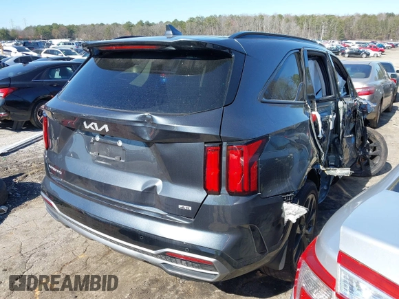 2023 Kia Sorento X-Line SX Prestige with VIN 5XYRKDLF7PG237789, listed as a IAAI auction lot 41567704 with 27,412 mi miles. Bid and sale history available at carsss.com. Image 4.