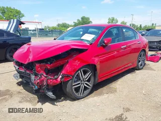 2016 Honda Accord Sport z VIN 1HGCR2F52GA029426, wystawiony jako IAAI lot #42268457 z przebiegiem 40 579 mil mil oraz . Historia ofert i sprzedaży dostępna na DreamBid. Obrazek 2.