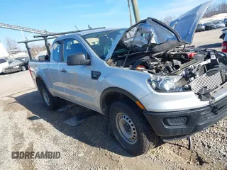 2019 Ford Ranger XL with VIN 1FTER1EH7KLA81595, listed as a IAAI auction lot 41156120 with 95,738 mi miles. Bid and sale history available at carsss.com. Image 1.
