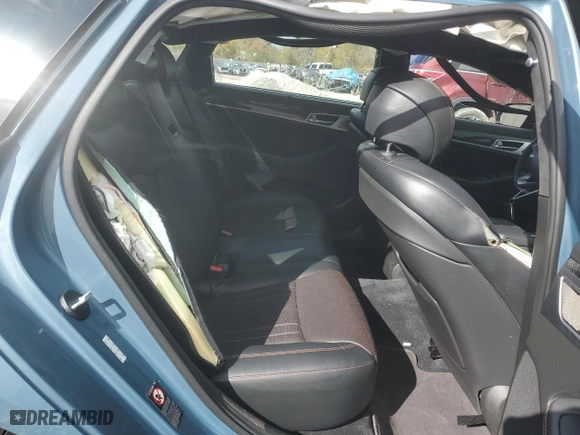 2018 Genesis G80 3.3T Sport with VIN KMHGN4JB8JU231676, listed as a Copart auction lot 81752394 with 63,503 mi miles and Salvage Title. Bid and sale history available at carsss.com. Image 10.